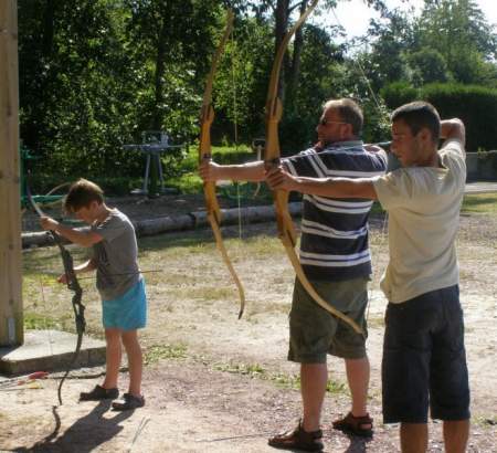 Tir à l'arc au camping - Initiation au tir à l'arc durant les activités, sur le camping dans la Manche