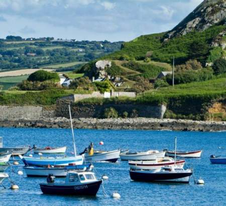 Beauté de vert et de bleu dans le Cotentin en Normandie