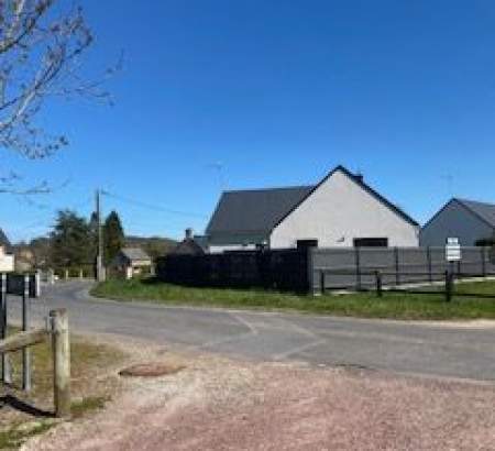 Sortie voie verte en venant de Portbail